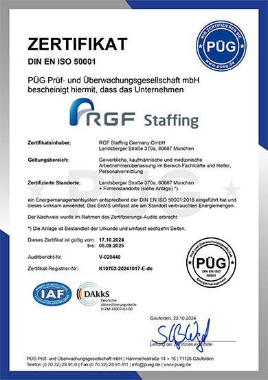 Zertifizierung nach DIN EN ISO 14001 & DIN EN ISO 50001 Geprüftes Umwelt- und Energiemanagement